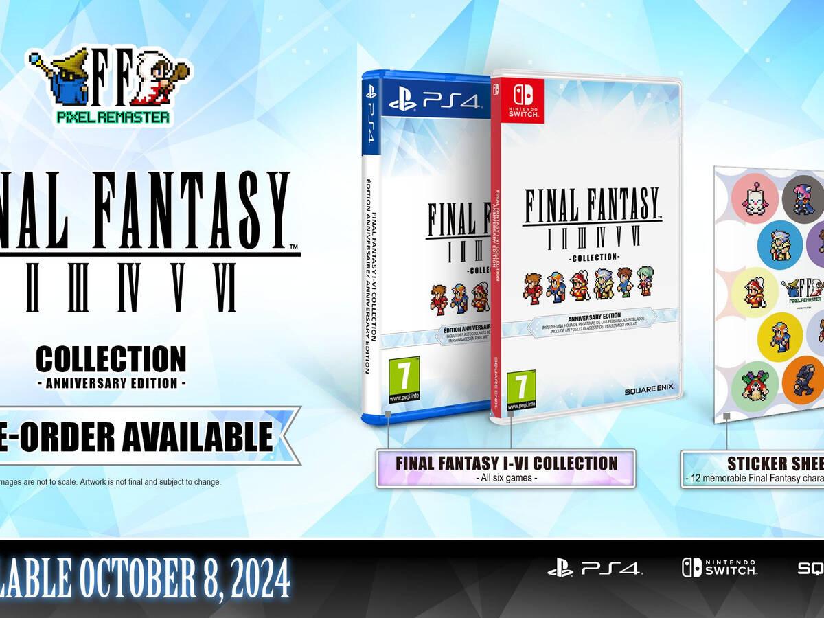 Final Fantasy I-VI Pixel Remaster Collection llega a las tiendas