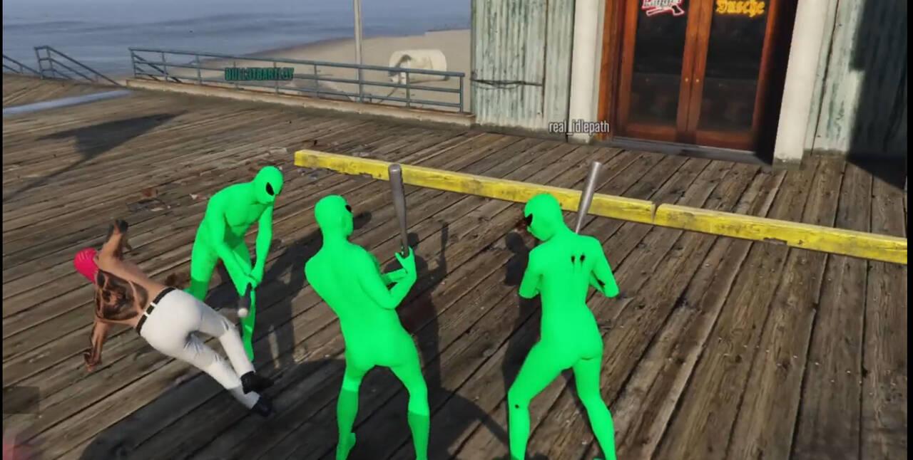 Rockstar Regala Los Trajes De Marciano Verde Y Morado En Gta Online Vandal