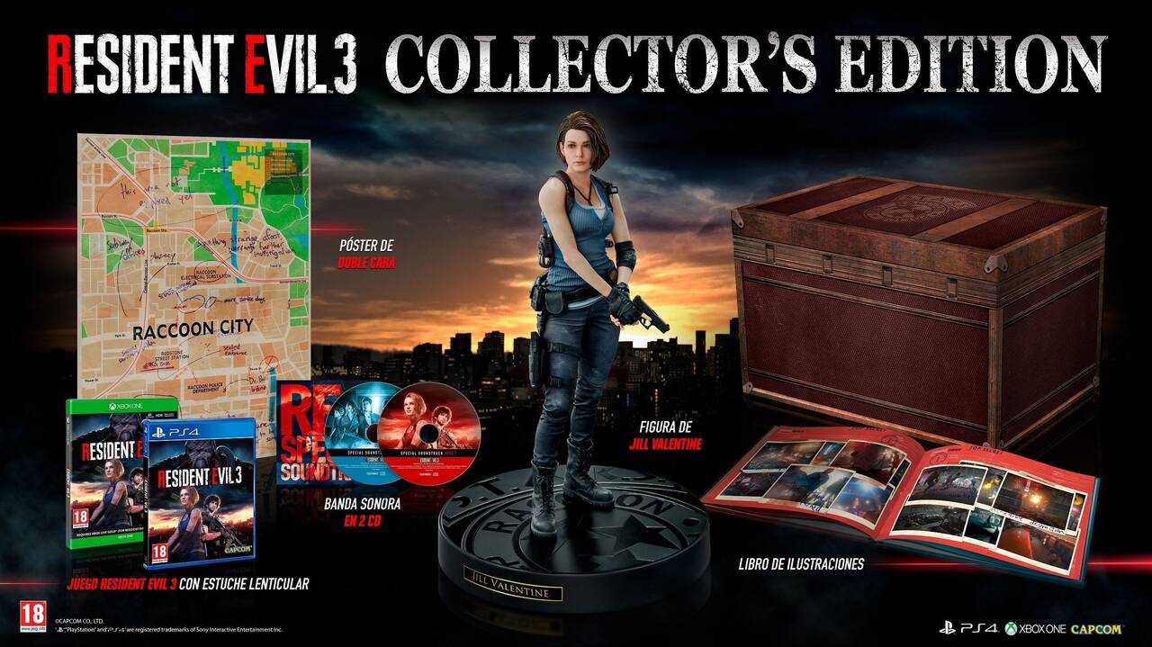 Resultado de imagen de resident evil 3 collector's edition