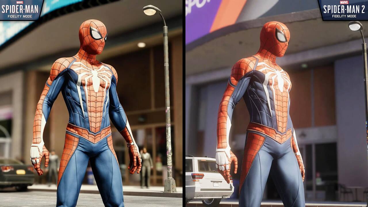 Comparativa gráfica Marvel's Spider-Man 2 vs Spider-Man 2018: ¿Ha