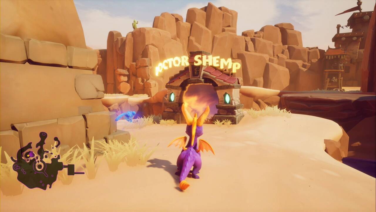 Doctor Shemp en Spyro 1 - Estatuas de dragón y cómo derrotar al jefe