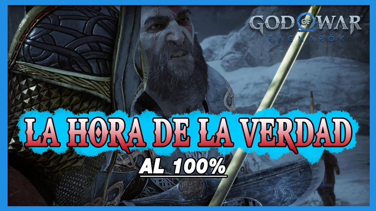 La hora de la verdad al 100% en God of War Ragnarok