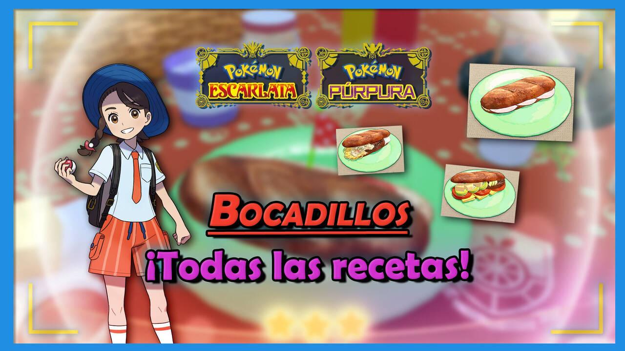 TODAS las recetas de bocadillos en Pokémon Escarlata y Púrpura: Cómo  conseguirlas