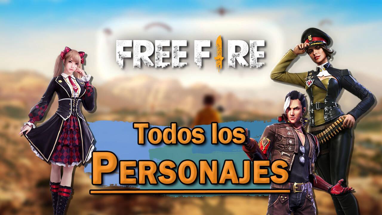 Personajes De Free Fire Y Sus Habilidades Theneave