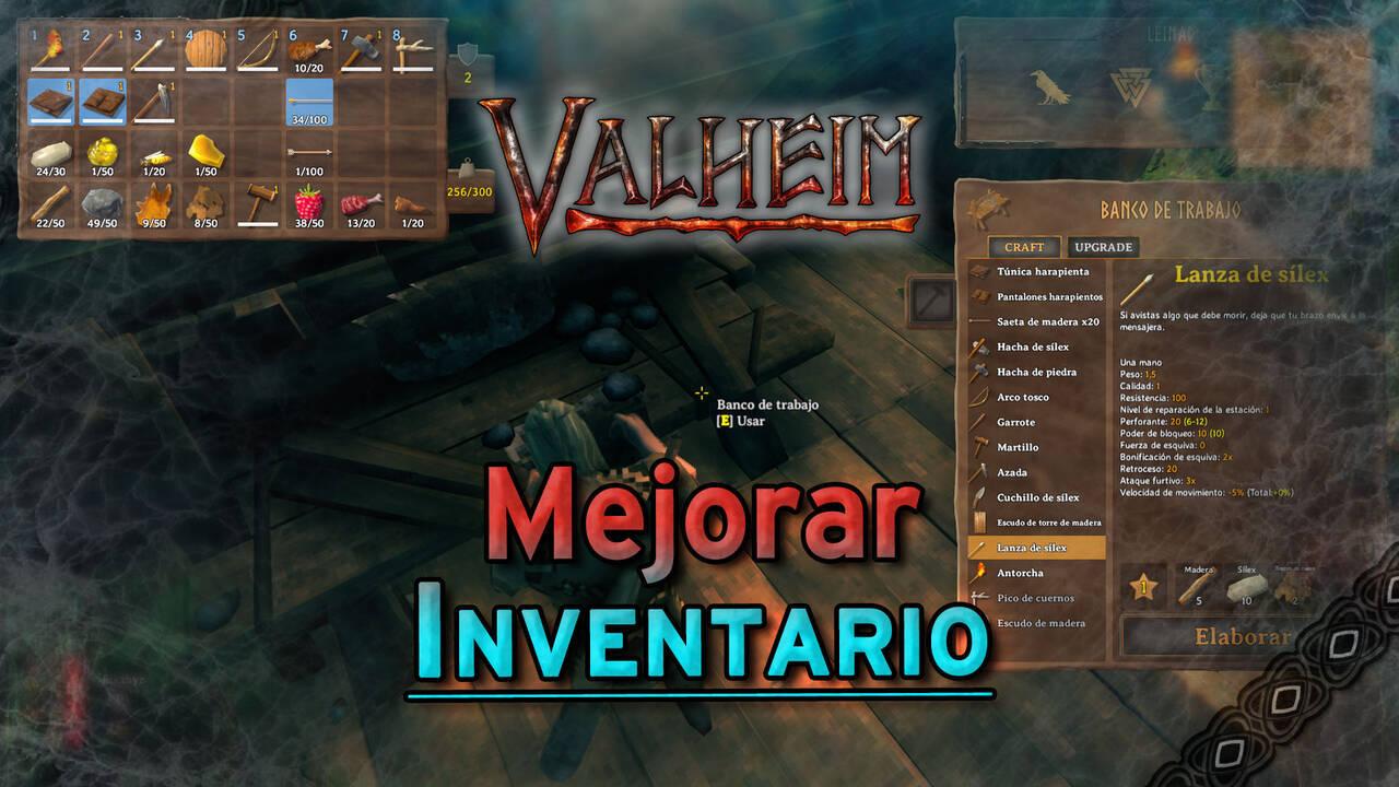 Inventory Rows Valheim Valheim: Cómo aumentar el inventario para llevar más objetos