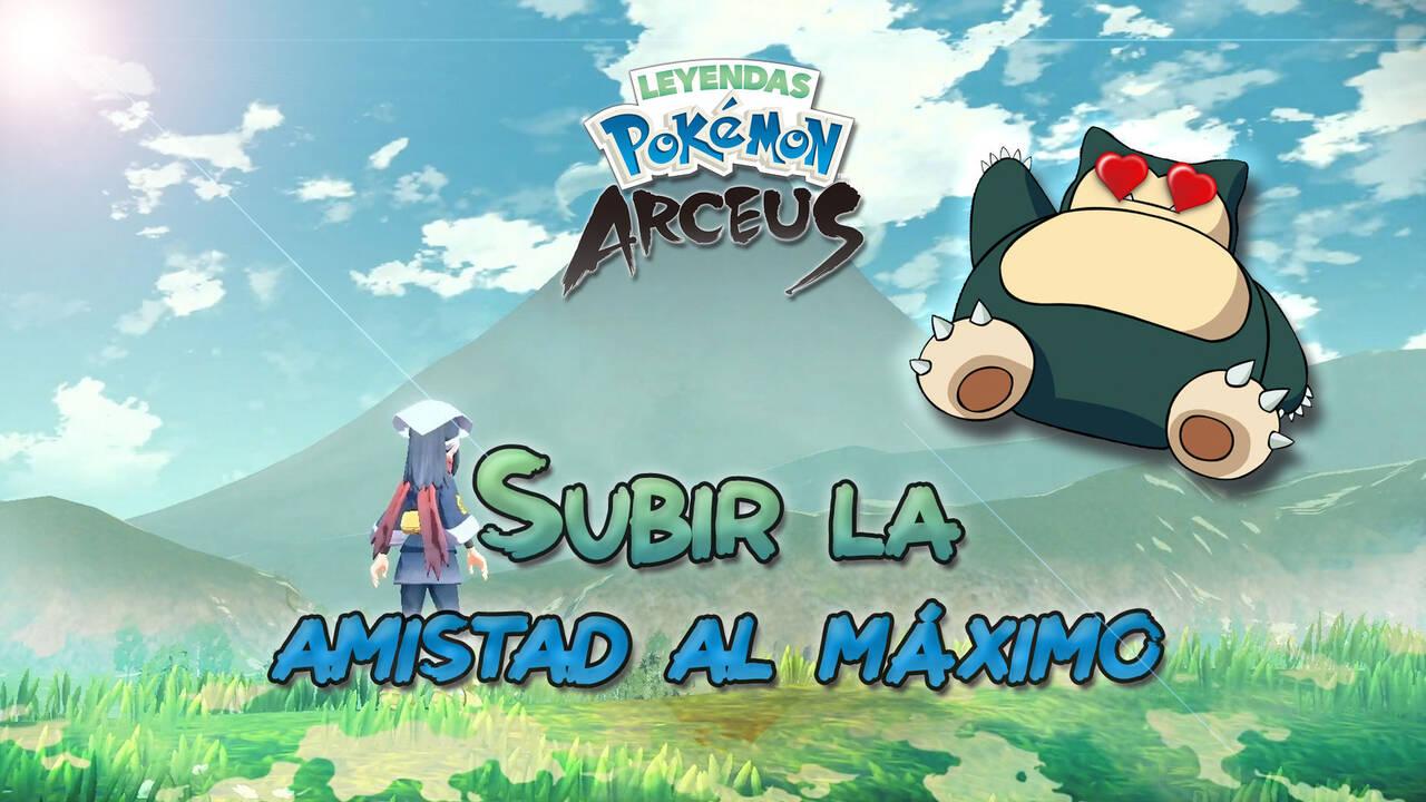 Cómo subir la amistad rápido en Leyendas Pokémon: Arceus y comprobarla - Leyendas Pokémon Arceus