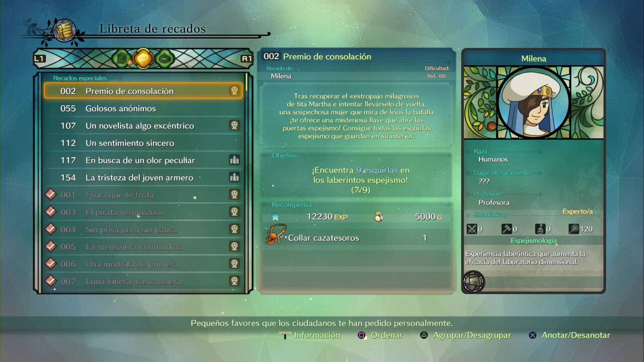 Recado Especial 002 - Premio de consolación en Ni No Kuni 2: El renacer de  un reino