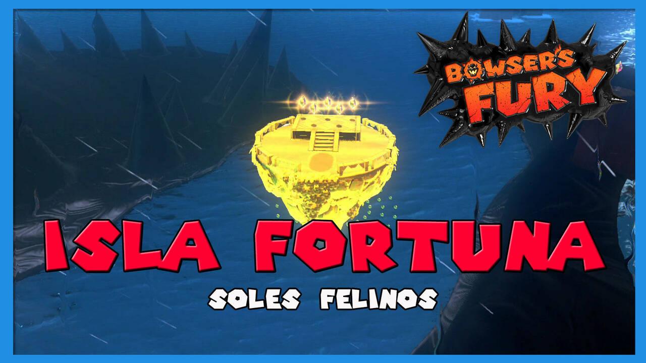 🐱ISLA FORTUNA: Todos los 5 SOLES FELINOS I Guía Bowser´s Fury I Nintendo  Switch🔥 