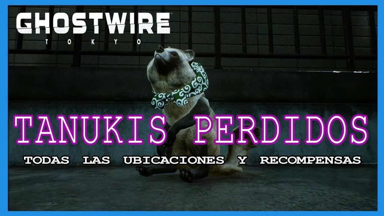 Ghostwire: Tokyo - Portada de tanukis perdidos