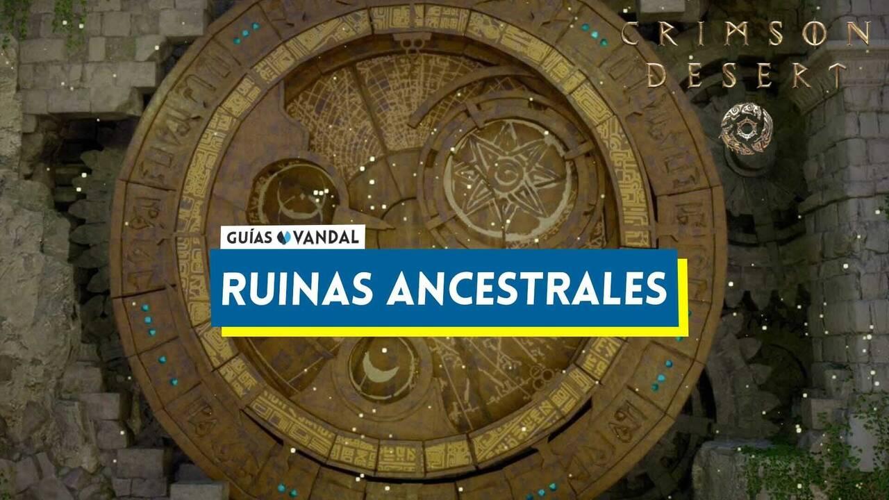 Crimson Desert - Portada del nodo de Ruinas ancestrales