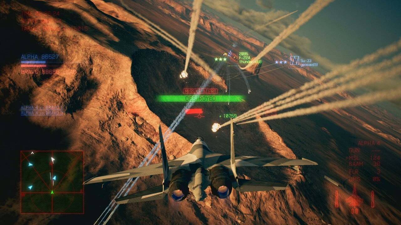Cómo conseguir Ace Combat 5 y 6 en Ace Combat 7 Skies Unknown