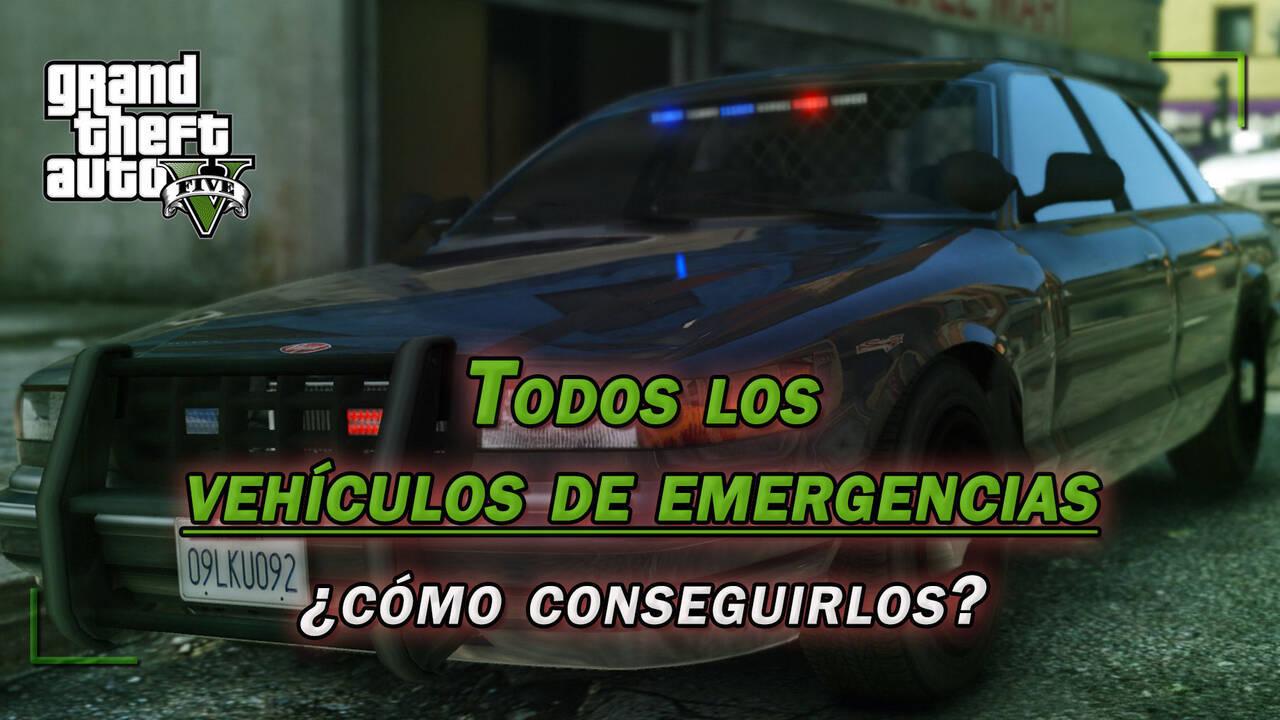 TODOS los vehículos de emergencias de GTA 5 y ¿cómo conseguirlos?