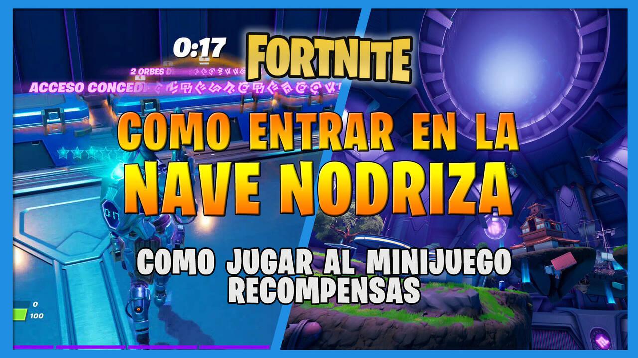 Fortnite cómo entrar en la nave nodriza Minijuego y