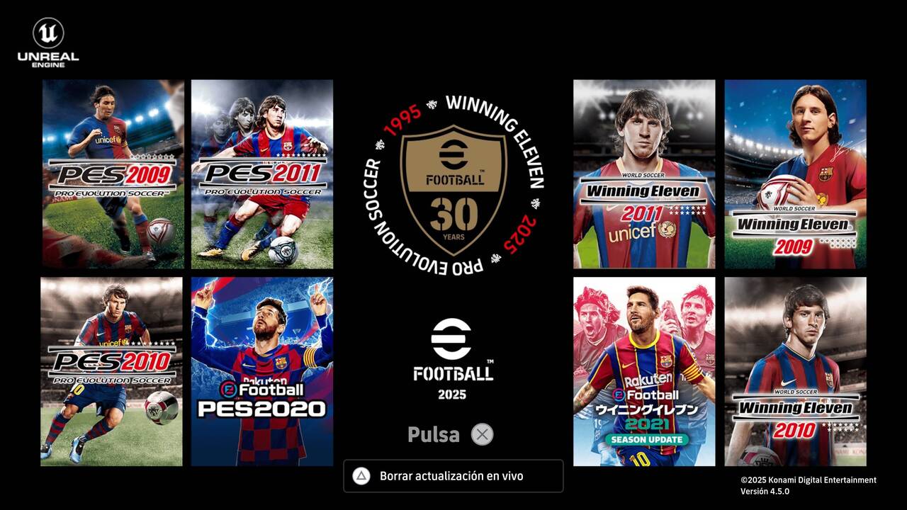 eFootball celebra los 30 años de PES con un modo con gráficos retro y el regreso de leyendas como Adriano - Vandal