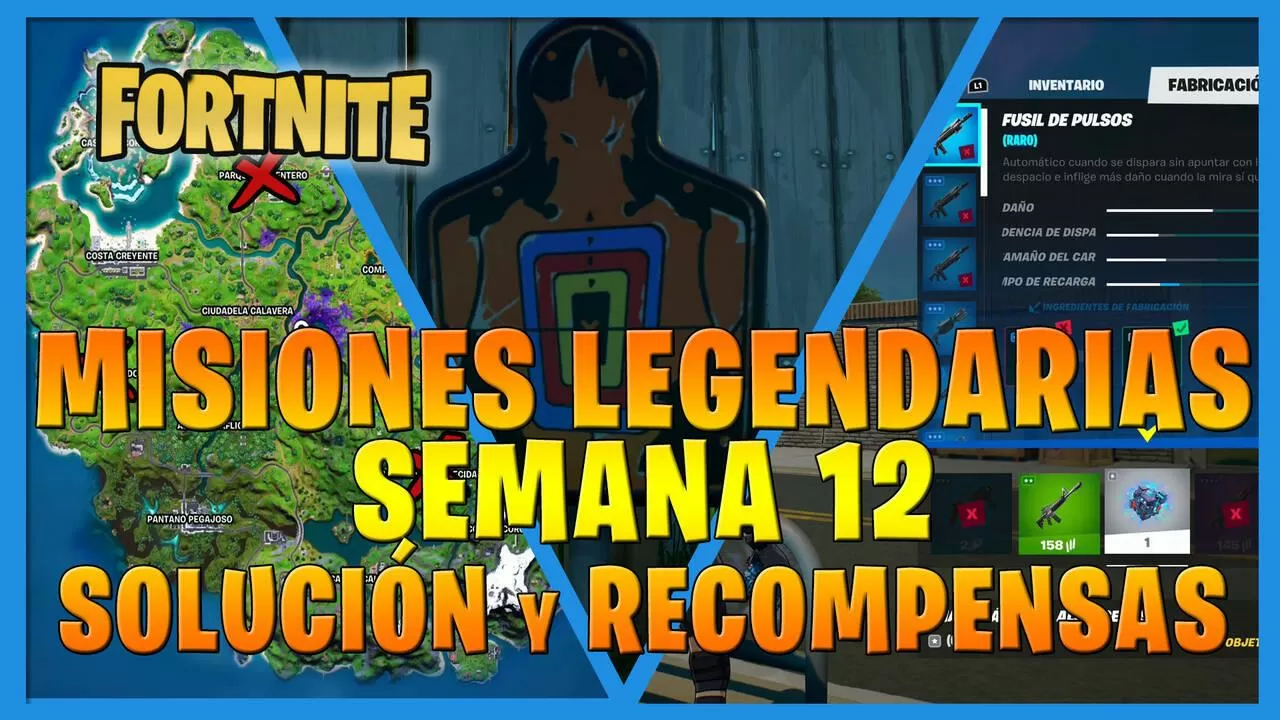 Fortnite Battle Royale - Misiones legendarias de la Semana 12