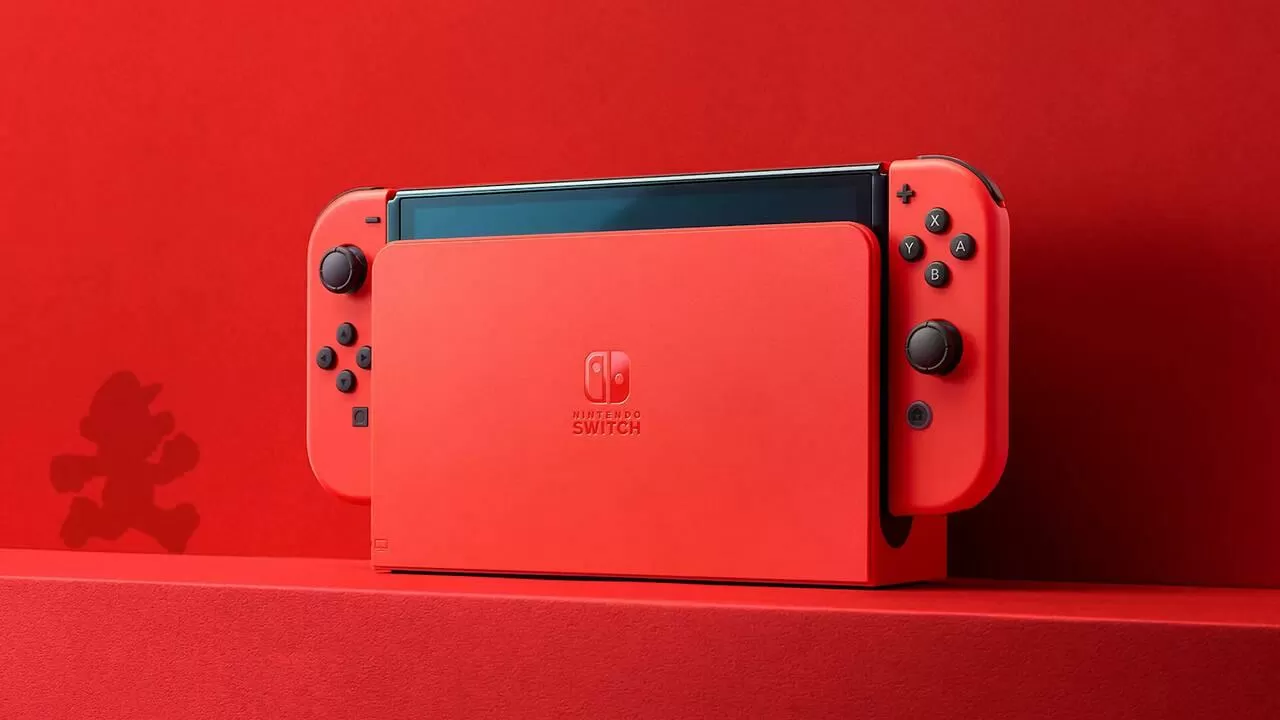 Nintendo presenta la Switch OLED Rojo (Edición Mario) para octubre