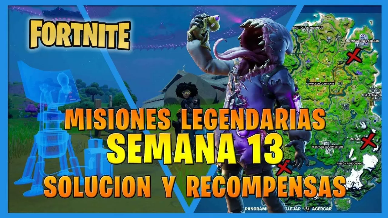 Fortnite Battle Royale - Misiones legendarias de la Semana 13