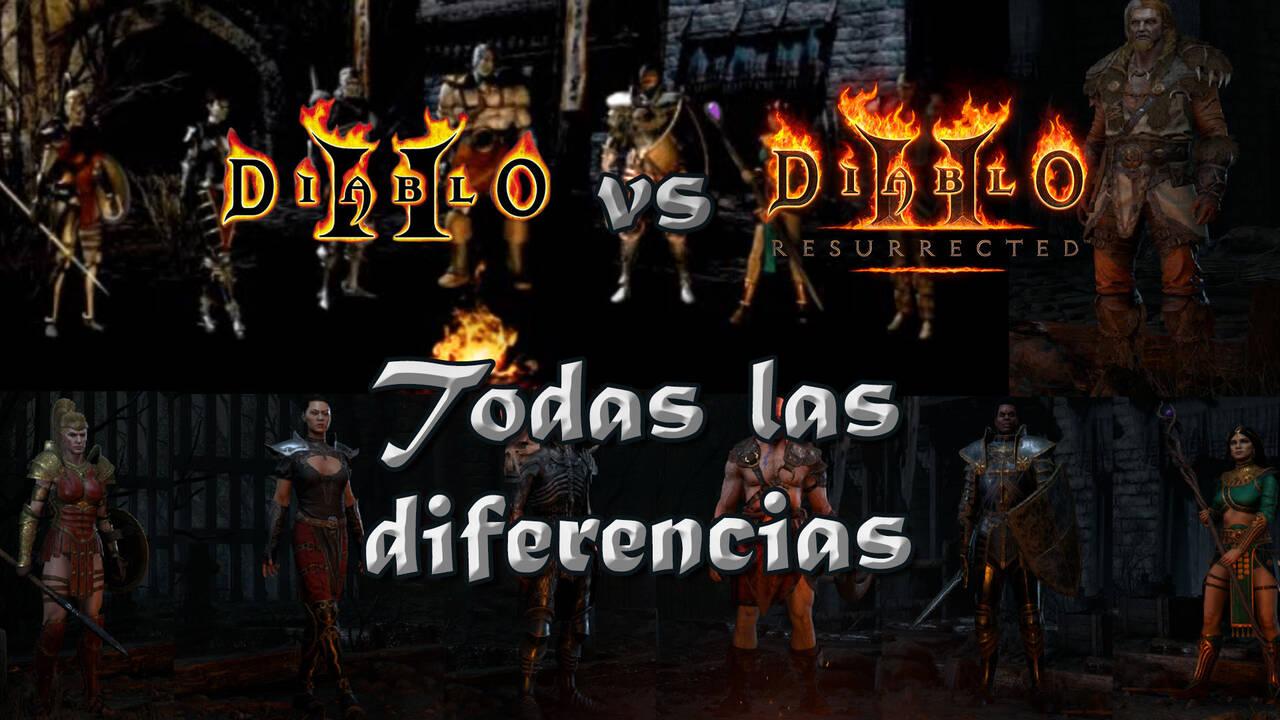 Diablo 2 vs Diablo 2 Resurrected Cuáles son las diferencias, cambios
