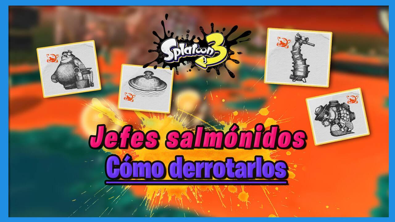 Splatoon 3 TODOS los jefes salmónidos de Salmón Run y cómo derrotarlos