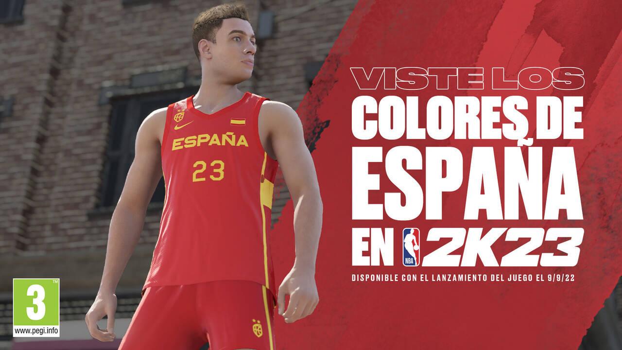 puesto Arthur Conan Doyle canción La camiseta de la Selección Española de Baloncesto estará en NBA 2K23 -  Vandal
