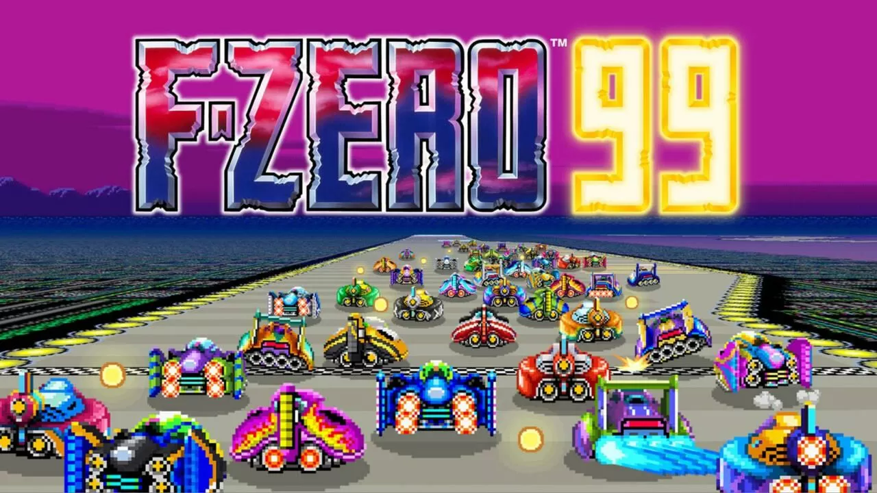 Imagen promocional de F-Zero 99