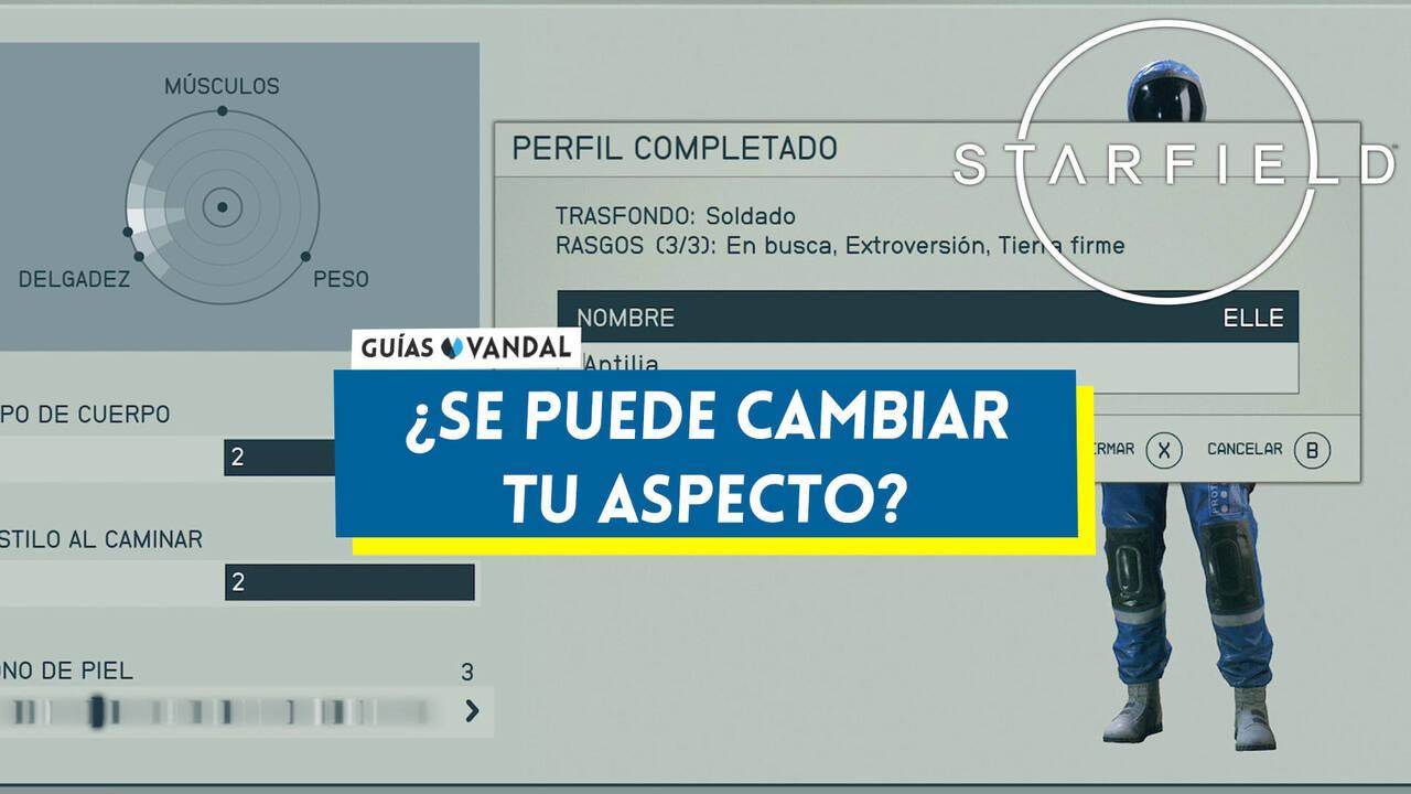 Starfield ¿se Puede Cambiar El Aspecto Y Género De Tu Personaje