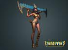 Neith se luce en una ilustración de Smite