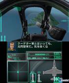 Se muestra la doble pantalla de Ace Combat para Nintendo 3DS