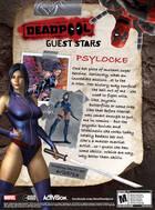 Mr. Siniestro y Psylocke confirman su presencia en el juego de Masacre