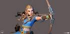 Un artista de Gameloft une a Zelda y Aloy, de Horizon: Zero Dawn, en un personaje