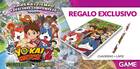 Un lápiz y un cuaderno con la reserva de Yo-Kai Watch 2 en Game