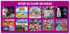 Más vendidos en GAME en julio 2020