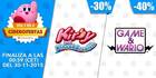 Kirby y Wario protagonizan las nuevas ofertas de Nintendo