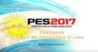 Pro Evolution Soccer 2017 tendrá licenciados a los 30 equipos de la liga argentina