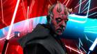 El actor que interpretó a Darth Maul muestra su habilidad en Beat Saber
