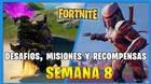 Fortnite: Gu�a de desaf�os y misiones Semana 8 - Soluci�n y recompensas