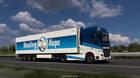 División en Euro Truck Simulator 2 por un evento sobre la vacuna contra la COVID-19.