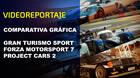 Vandal TV: Comparativa gráfica GT Sport, Forza 7 y Project Cars 2