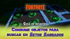 Fortnite: Consume objetos para buscar en Setos Sagrados - SOLUCIÓN