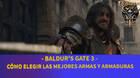 Baldur's Gate 3 - Cómo escoger las mejores armas y armadura