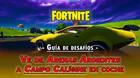 Fortnite: Ve de Arenas Ardientes a Campo Calígine en coche en 4 minutos - SOLUCIÓN