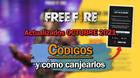 Free Fire: Todos los códigos de recompensas gratis (Octubre 2021)