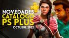 Novedades catálogo PS Plus Extra y Premium en octubre de 2022.