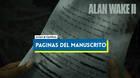 TODAS las páginas del manuscrito en Alan Wake 2