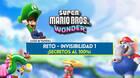 Reto Invisibilidad 1 al 100% en Super Mario Bros. Wonder: Todos los secretos y coleccionables
