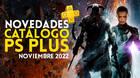 Nuevos juegos del catálogo de PS Plus en noviembre.
