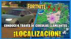 Fortnite: conduce a trav�s de c�rculos llameantes - Localizaci�n