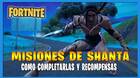 Fortnite C3 T1: TODAS las misiones de Shanta, soluci�n y recompensas