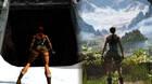 Comparativa visual Tomb Raider original 1996 vs Legacy of Atlantis 2026 reimaginaci�n Unreal Engine 5 de Crystal Dynamics.