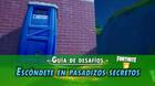 Desaf�o Fortnite: Esc�ndete en Pasadizos Secretos en partidas distintas - SOLUCI�N